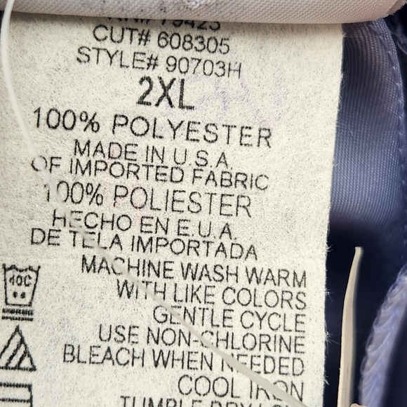 SECRET TREASURES Nightgown 2XL Purple Cloud Lace Bodice Nighty Feminine PJs - Picture 5 of 9